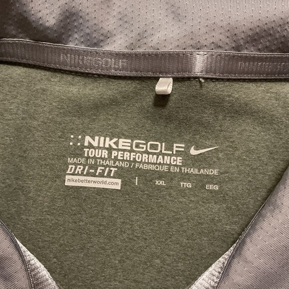 Nike Golf Tour Performance Dri-Fit Women’s Pullover Gray/Purlple - Picture 9 of 11